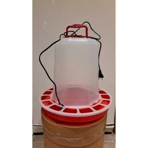 Isıtıcılı Tavuk Suluk 15 Litre Üstten Dolmalı  ( Rezistanslı Termostalı )